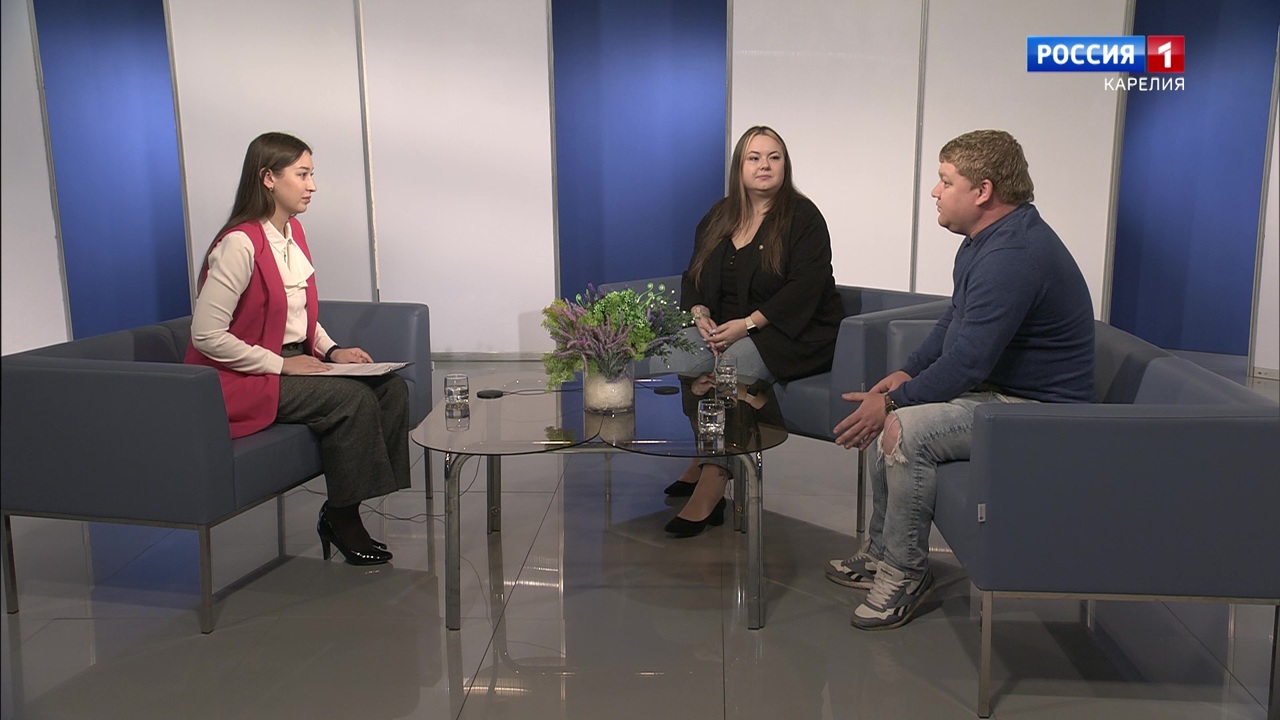 "Утро Карелии". Организаторы фестиваля КВН Михаил Логинов и Кристина Ускова