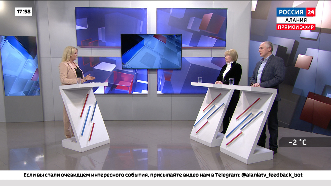 В Северной Осетии прошла прямая линия с главой республики