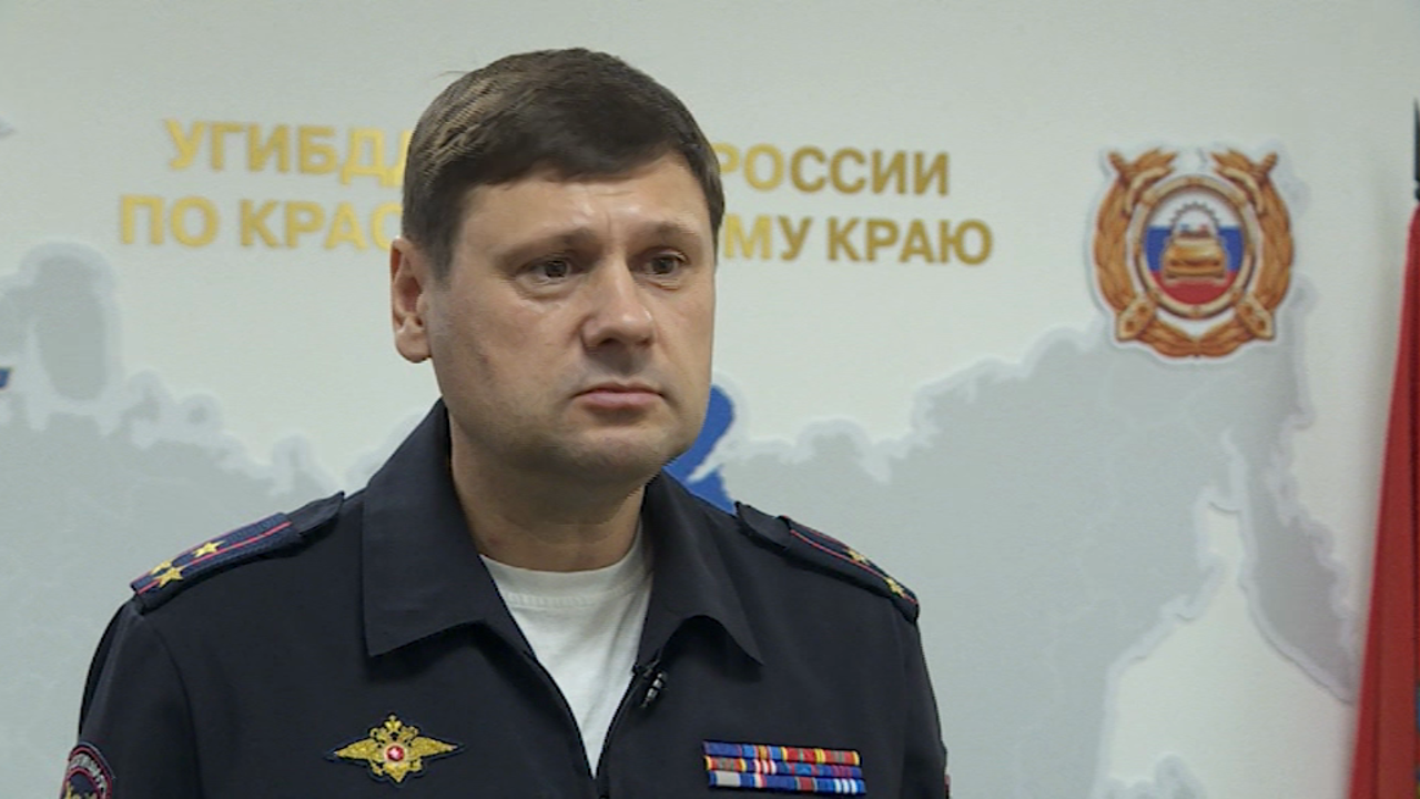 Начальник краевой госавтоинспекции по Красноярскому краю Андрей Сиротинин