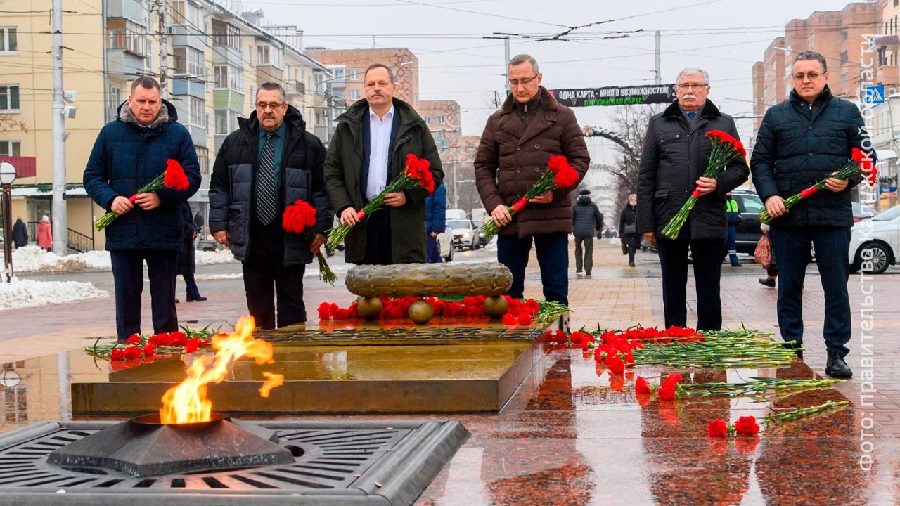 В Калуге почтили память освободителей города от немецко-фашистских захватчиков