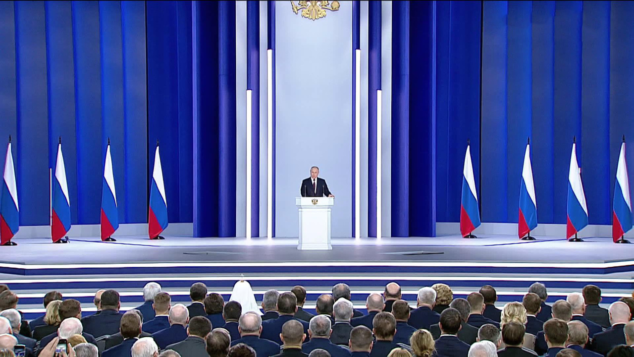 Президент Владимир Путин выступил с обращением к Федеральному собранию
