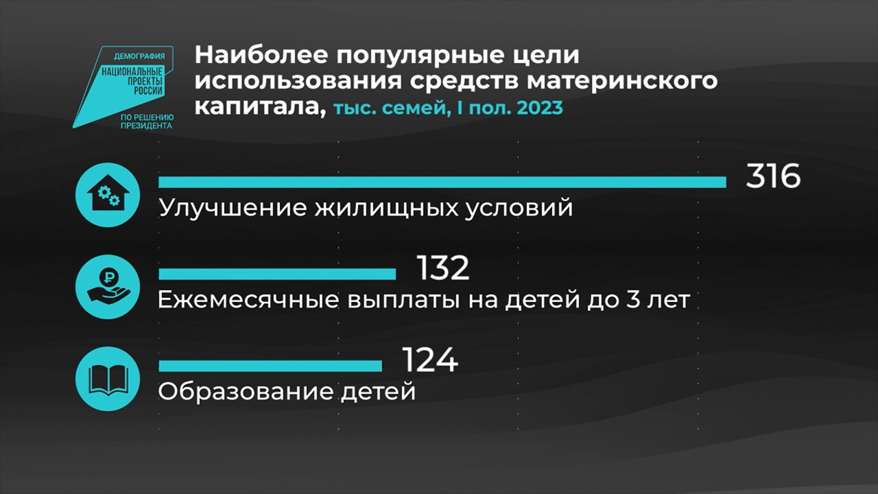 Россия в цифрах. Поддержка семей с детьми