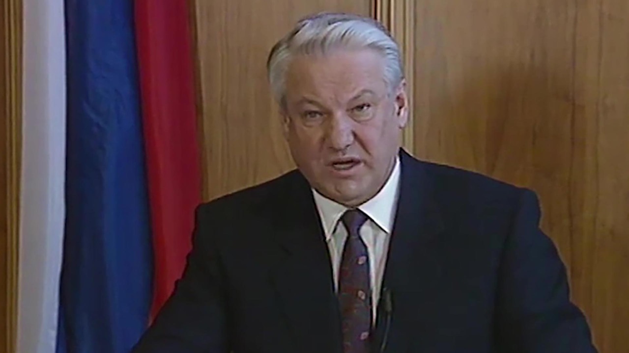 Новогоднее выступление Президента России Б.Н.Ельцина