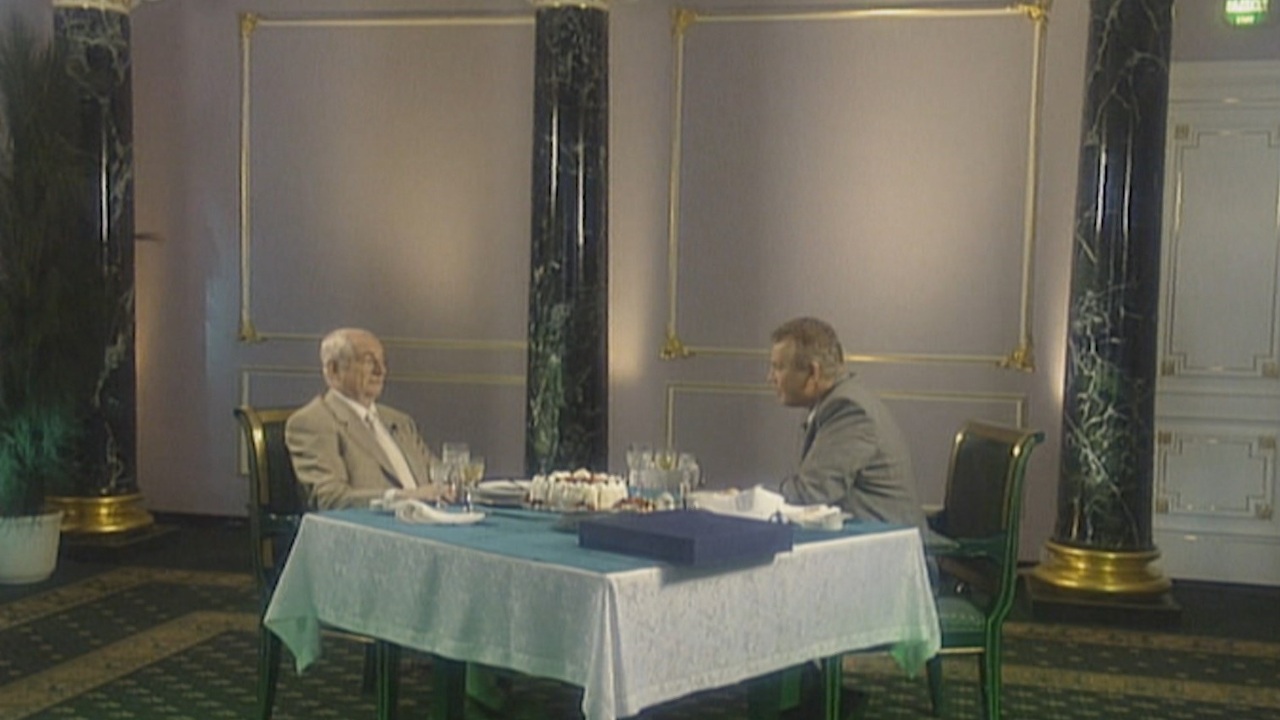 Урмас Отт с Марком Захаровым. "Телепроект". 1998