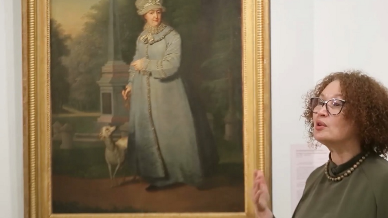 В. Л. Боровиковский. "Екатерина II на прогулке в Царскосельском парке"