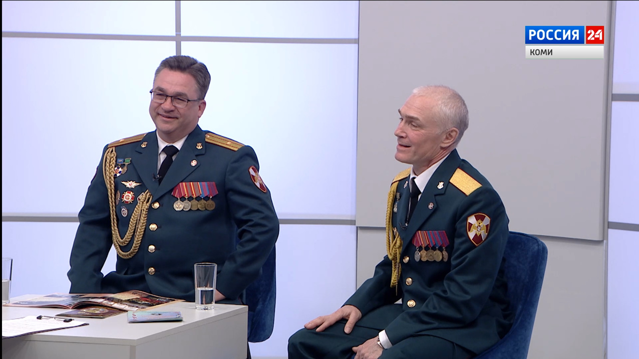 Вести-Интервью. Начальник оркестра – военный дирижёр Сергей Монастырский и солист военного оркестра Вячеслав Целинский