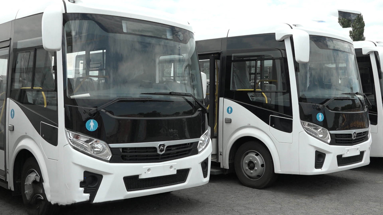 Новые автобусы выходят на маршруты в районы Северной Осетии