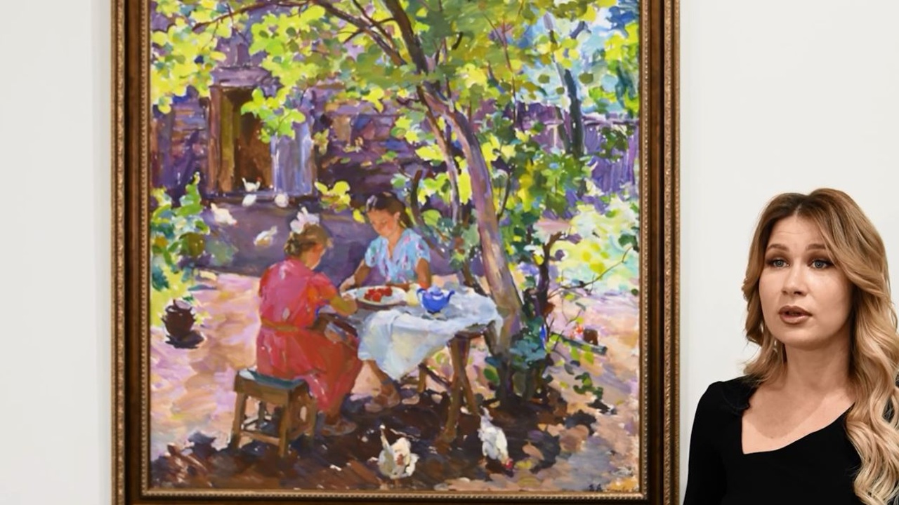 Искусство видеть искусство: Евгения Антипова. "Дворик"