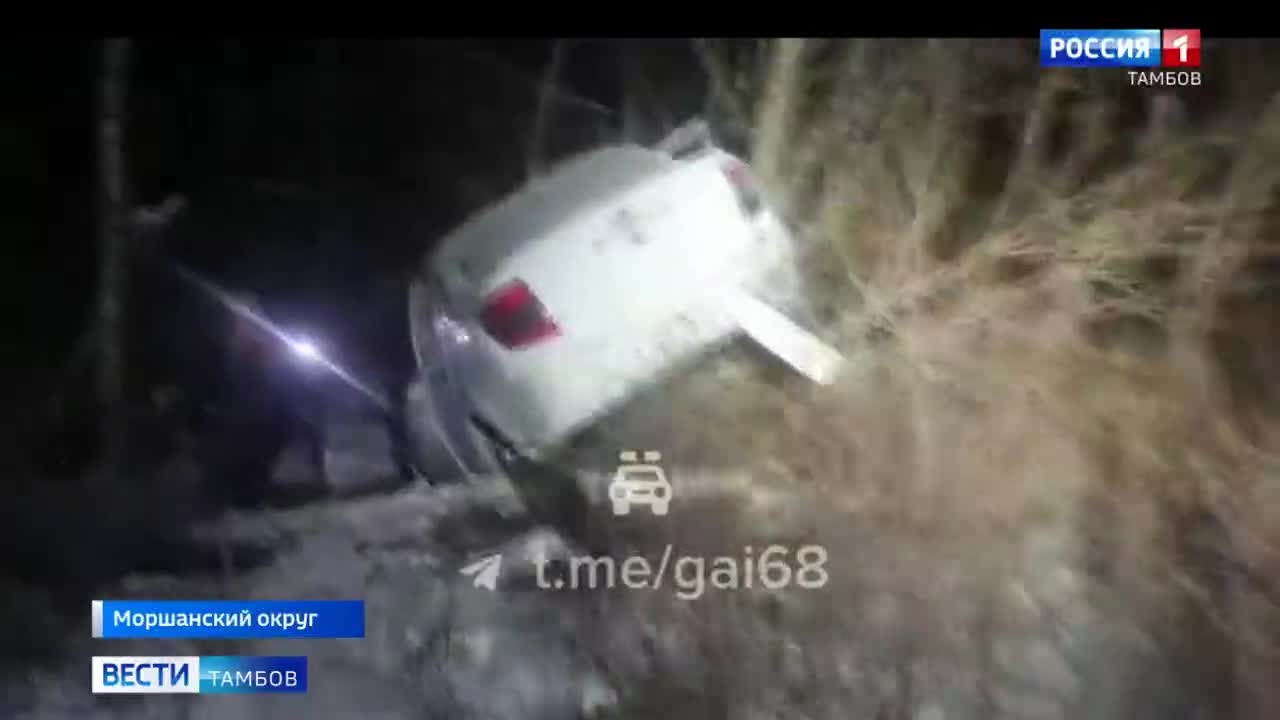 Молодой человек погиб после аварии на трассе «Тамбов-Шацк»