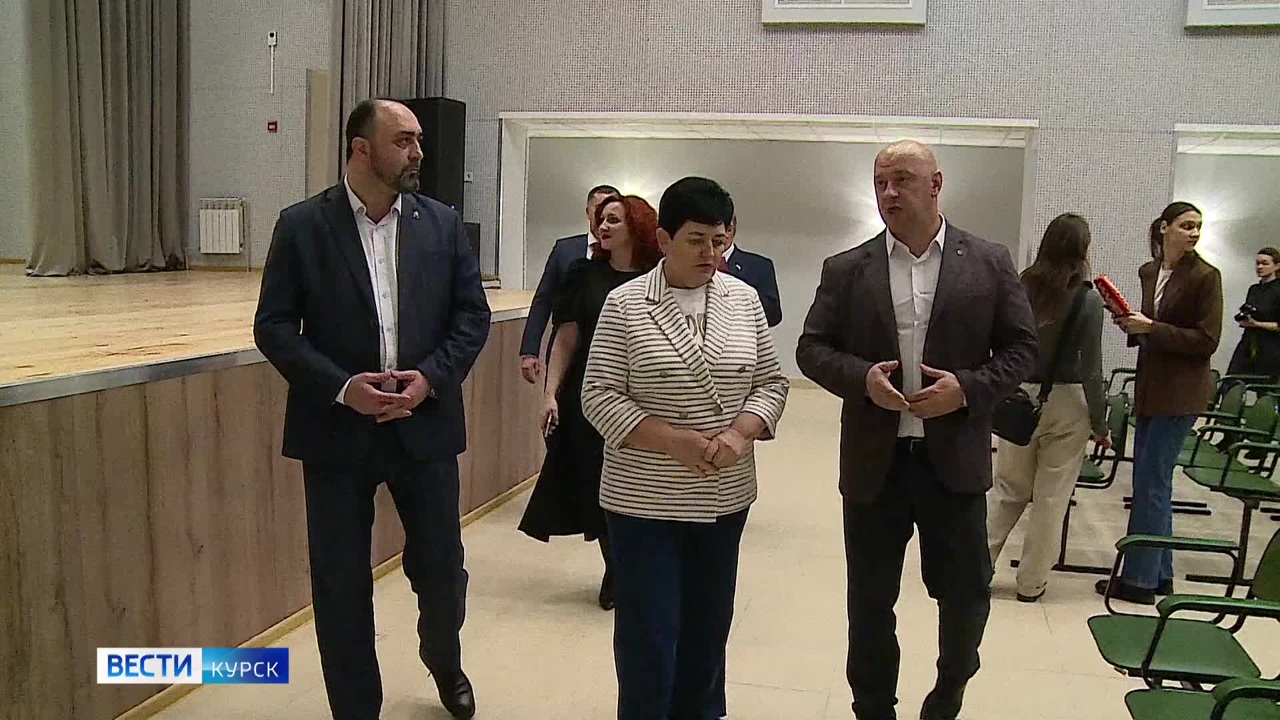 В Курской области реконструировали здание дома культуры
