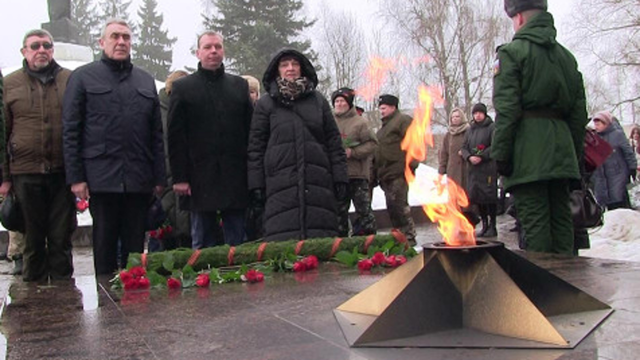 Митинг в честь годовщины освобождения города прошел в Малоярославце