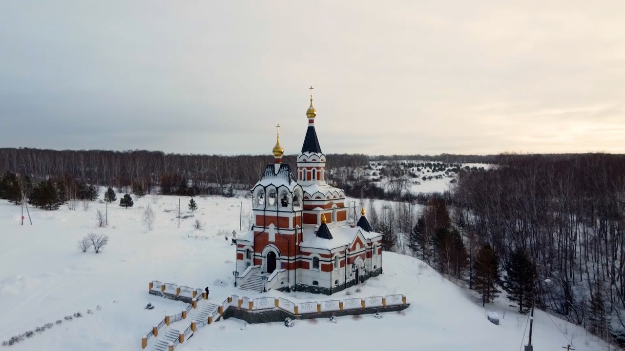 ГТРК Новосибирск и Церковно-исторический музей при храме в честь Новомучеников и исповедников Церкви русской на Святом источнике Искитимского района. "Метельный звон"