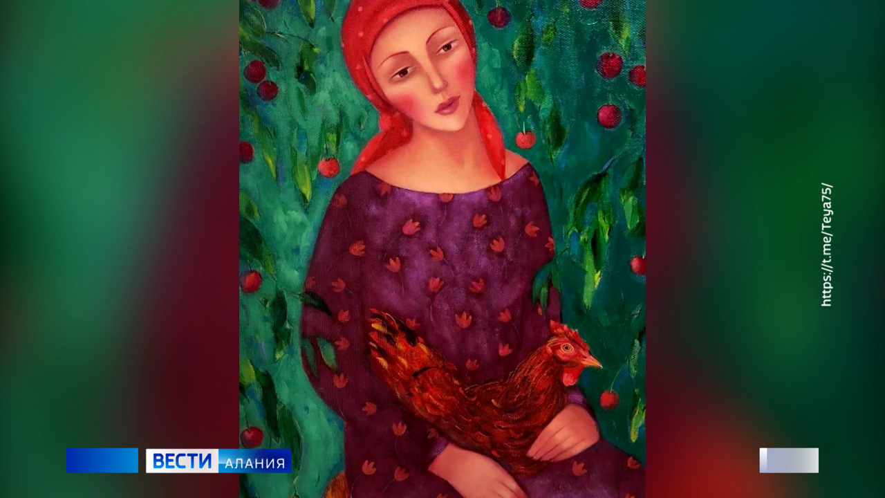 Работа осетинской художницы Теи Келехсаевой "Полдень" пополнила постоянную экспозицию московского Музея Победы на Поклонной горе