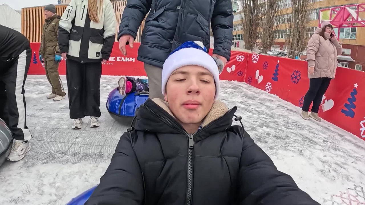 В Курске на Полугоре открыли тюбинговую трассу
