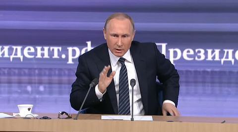 Общение Путина с журналистами продолжалось чуть более трех часов