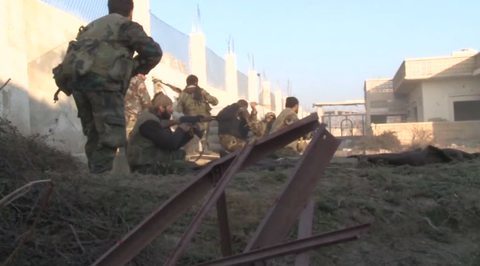 Сирийская армия зачищает от террористов ИГ населенные пункты