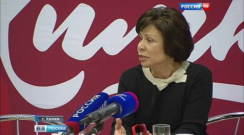 Жители Химок обсудили с Ириной Родниной проблемы спорта