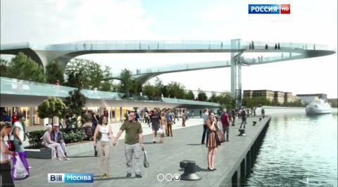 У парка "Зарядье" появится собственная пристань