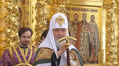 Патриарх Кирилл освятил храм при Академии ФСБ