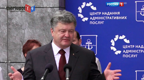 Пьяный Порошенко: обезьяньи ужимки и фальцет