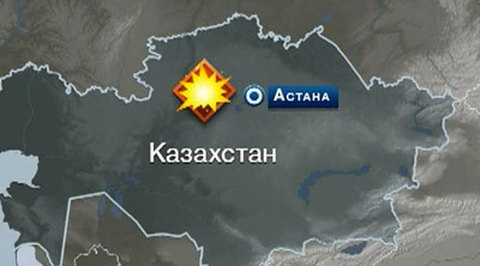 В Астане потушили здание "ЛУКойла"