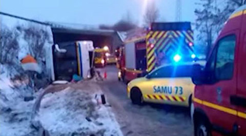 Во французских больницах остаются шестеро пострадавших в ДТП россиян