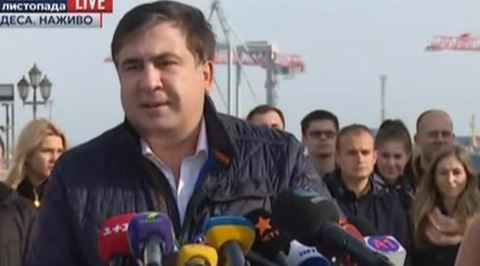 Саакашвили уходит с поста главы Одесской области