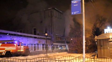 В Иркутске горит государственный университет