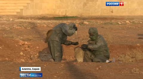 Минобороны представило доказательства использования боевиками в Сирии химоружия