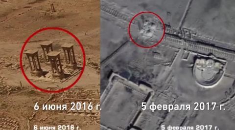 В Кремле надеются, что Пальмиру удастся спасти от варваров
