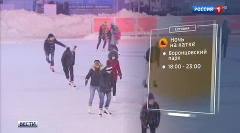В Москве началась "Ночь на катке"