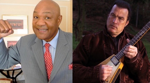 Veteran Boxer George Foreman Challenges Steven Seagal To Fight In Las Vegas