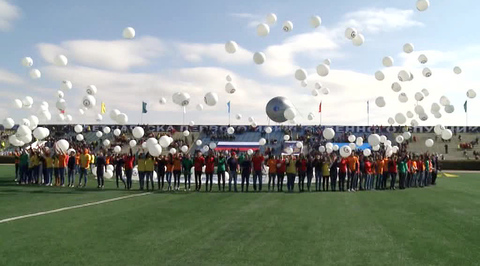 Veteran Astronauts Celebrate 60 Year Anniversary of Sputnik Launch at Baikonur Cosmodrome