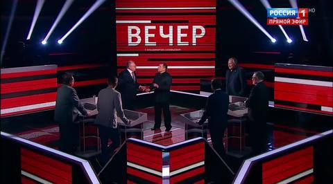 Владимир Жириновский устроил скандал на шоу Соловьева