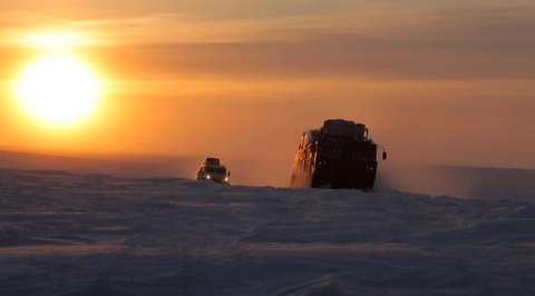Russian Arctic Army Group Tests Out Unstoppable New "Swamp-Walker" Vehicles