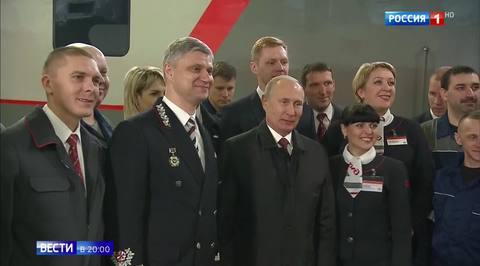 Putin Promises to Unite Russia Through New Modern Railways