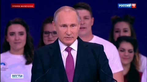 Владимир Путин пообещал принять решение об участии в выборах в ближайшее время (эфир от 06.12.2017)