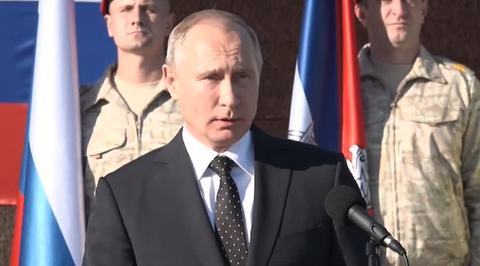 Watch and Listen What President Putin Said to Victorious Russian Soldiers And the World in Hhmeimim