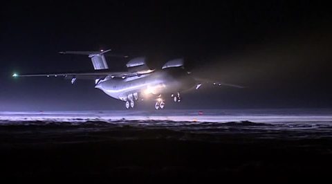 Sun Burned Pilots Bring Back Their Aircraft From Syria to Snowy Russia