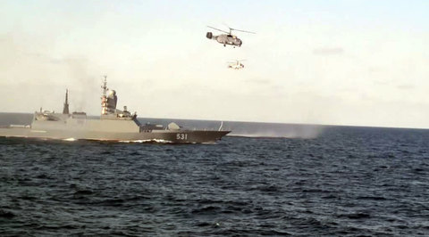 A Russian Lake Now: Baltic Sea Fleet Sails Into Mediterranean and Conducts Some Naval Target Practice