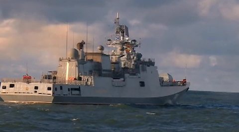 Hoist the Colors! Brand New Frigate "Admiral Makarov" Leaves Kaliningrad to Join Fleet in Sevastopol