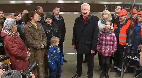 На одну станцию метро стало больше: "Ховрино" открылось для пассажиров