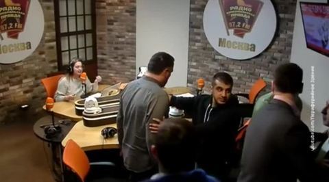 Words Are Fine, But Some Debates Are Resolved With Fists - Two Heavyweight Journalists Go At It