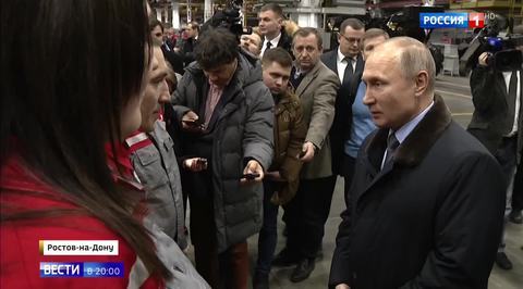 Rostov Residents Show Off to President - Region’s Industry Has Historic Legacy; Putin Promises Support