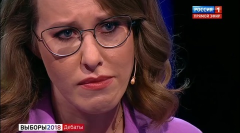 Ksenia Has Meltdown on Late Night Show: Zhirinovsky Triggers an Emotional Breakdown