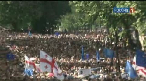 В Тбилиси прошел митинг против Саакашвили