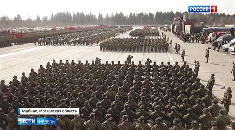 В Алабино прошла репетиция парада Победы