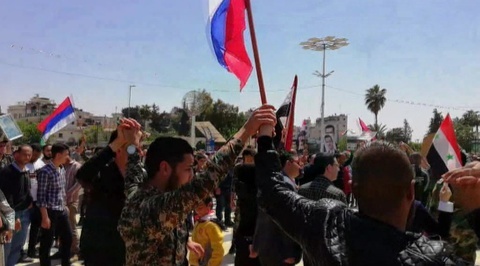 Assad Triumphant: Syrian Army Celebrates Defeat of Combined US, UK, French War Machine