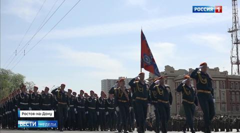 Столетие Южного военного округа отметили парадом