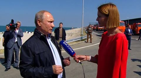 Putin: Crimean Bridge Showcases the Best of Russian Technology, Domestic Manufacturing
